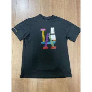 ボウダンショウネンダン(防弾少年団(BTS))のニューエラ BTS x MLB ダイナマイト   Tシャツ "ブラック" L(Tシャツ/カットソー(半袖/袖なし))