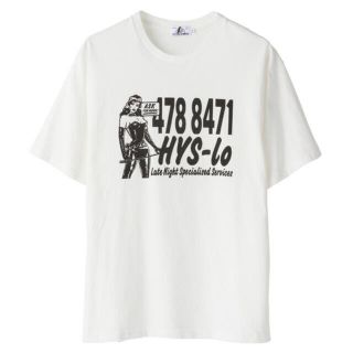 ヒステリックグラマー(HYSTERIC GLAMOUR)の野口強× HYSTERICGLAMOUR Tシャツ　Lサイズ　木村拓哉(Tシャツ/カットソー(半袖/袖なし))