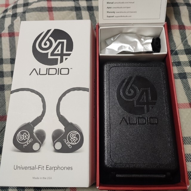 【美品】64 audio  u2 スマホ/家電/カメラのオーディオ機器(ヘッドフォン/イヤフォン)の商品写真