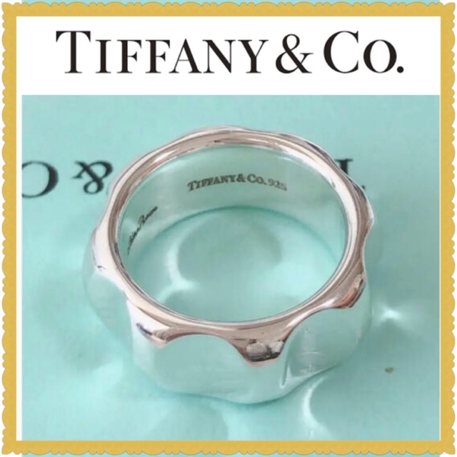 【超歓迎された】 美品TIFFANY&Co. T49 リング 15号～15.5号 フック&アイ リング