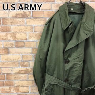 【U.S ARMY】50s オーバーコート トレンチ ウールライナー ミリタリー