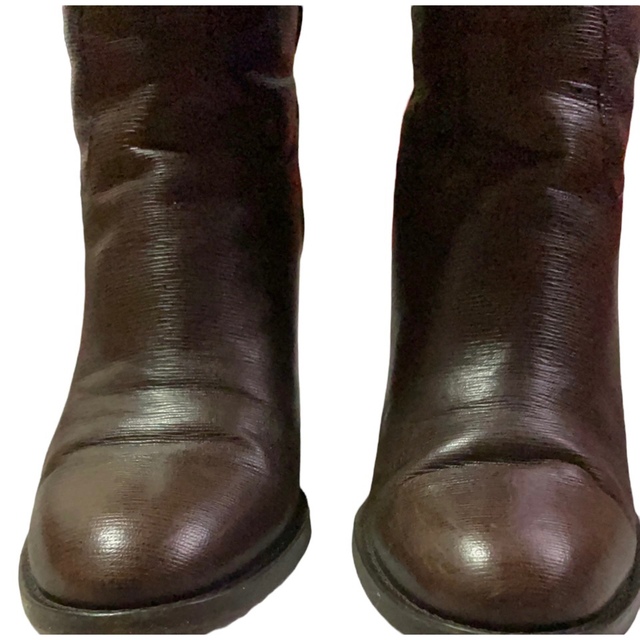 CHANEL(シャネル)のCHANEL/シャネル レザー　ロングブーツ 表記サイズ36(23cm相当) レディースの靴/シューズ(ブーツ)の商品写真