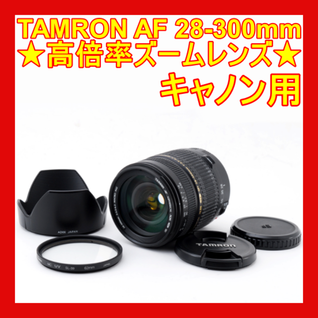 SIGMA 28-300mm Canon用 標準+望遠レンズ 美品！ - レンズ(ズーム)