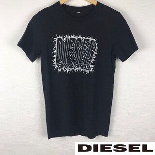ディーゼル(DIESEL)の美品 ディーゼル 半袖Tシャツ ブラック サイズXS(Tシャツ/カットソー(半袖/袖なし))