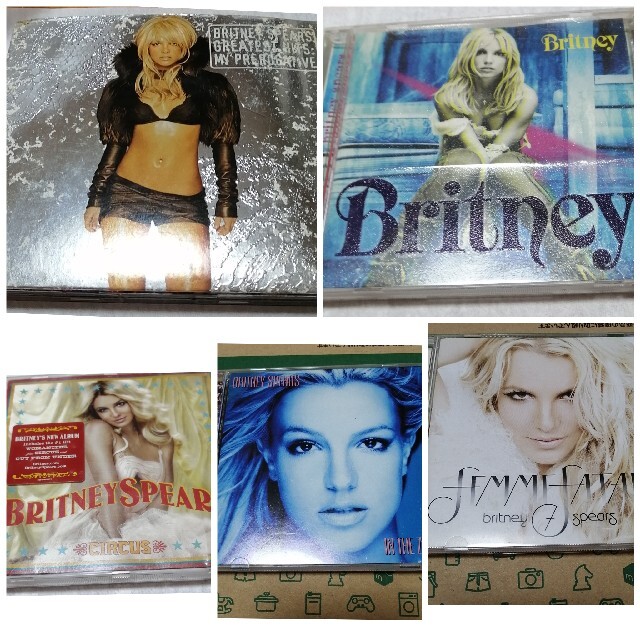 britneyspears　ブリトニースピアーズ　アルバム　セット　まとめ売り エンタメ/ホビーのCD(ポップス/ロック(洋楽))の商品写真