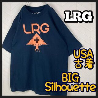 エルアールジー(LRG)のUSA古着 LRG Tシャツ ビックサイズ 半袖 B系 ストリート デカロゴ(Tシャツ/カットソー(半袖/袖なし))