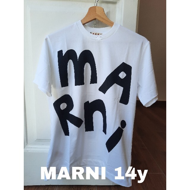話題の行列 - Marni ⭐2022SS 14Y/M～L 両面マキシロゴ　Tシャツ   新品/MARNI Tシャツ(半袖+袖なし)