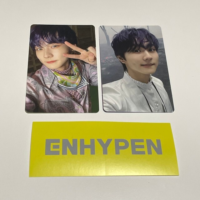 ENHYPEN(エンハイプン)のジョンウォン　ソロジャケット　閃光　トレカ エンタメ/ホビーのCD(K-POP/アジア)の商品写真