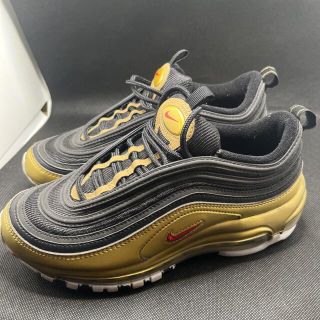 ナイキ(NIKE)のナイキ エアマックス97 ブラックメタリックゴールド(スニーカー)