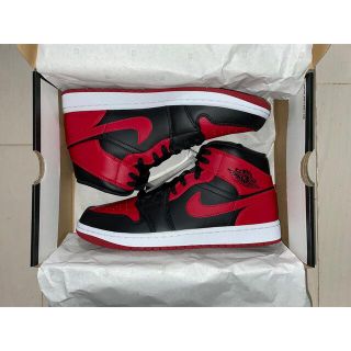 ナイキ(NIKE)のNIKE AIR JORDAN 1 MID  BRED 28.0cm(スニーカー)