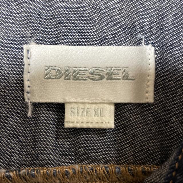 DIESEL(ディーゼル)のDIESEL ディーゼル　レディース　オールインワン　デニム×スエット レディースのパンツ(オールインワン)の商品写真