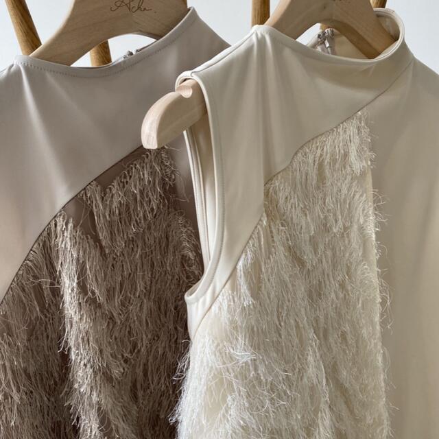acka】cape fringe tops トップス トップス mizudo.com