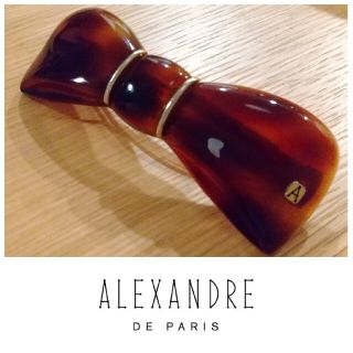 アレクサンドルドゥパリ(Alexandre de Paris)のAlexandre de paris アレクサンドルドゥパリ リボンバレッタ(バレッタ/ヘアクリップ)