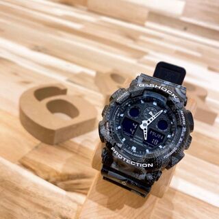 カシオ(CASIO)の限定品 カシオ×マルセロバーロン コラボ 腕時計 GA-100MRB 黒 グレー(腕時計(アナログ))