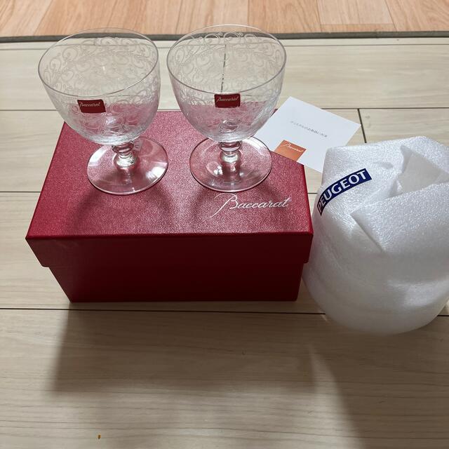 最高の Baccarat PEUGEOTコラボ　ペアグラス非売品 『未使用品』Baccarat - グラス+カップ