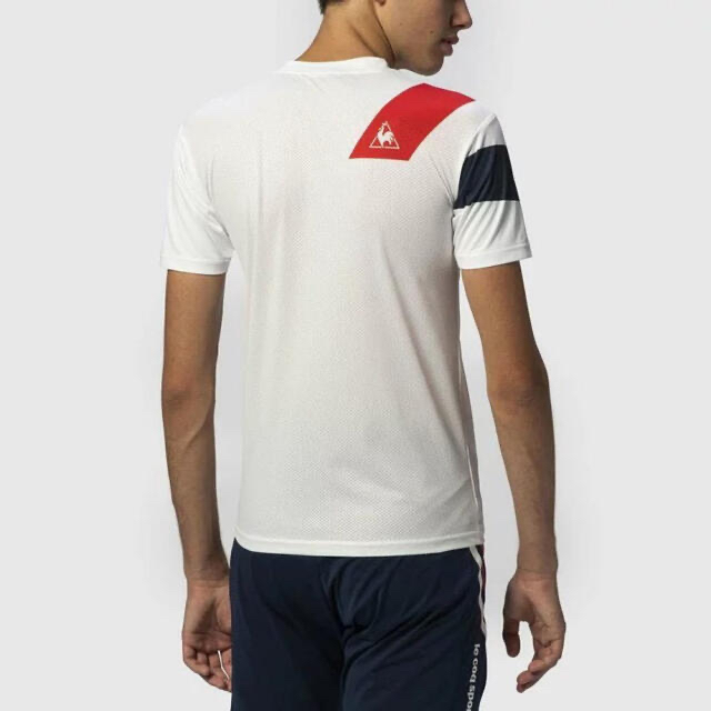 le coq sportif(ルコックスポルティフ)のルコックスポルティフ テニスウェア 半袖Tシャツ QMMPJA20 メンズL新品 スポーツ/アウトドアのテニス(ウェア)の商品写真