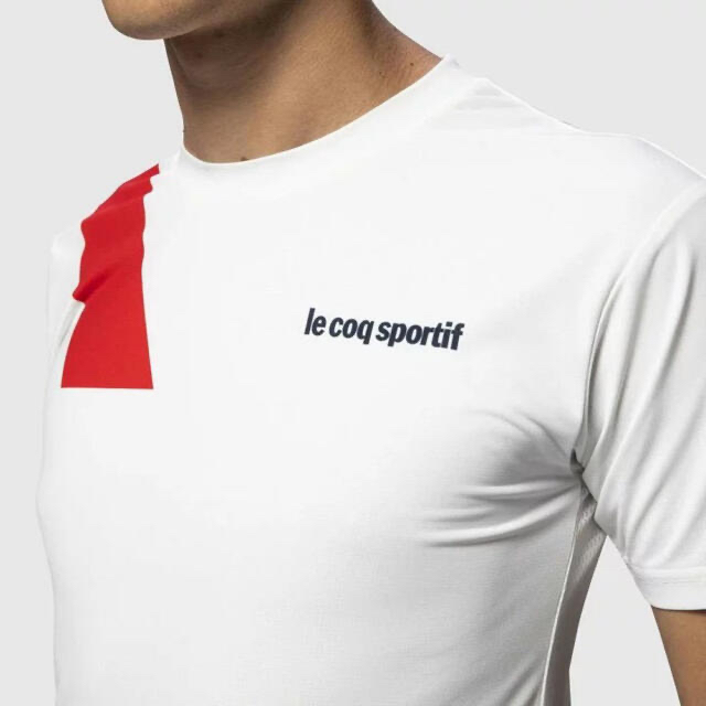 le coq sportif(ルコックスポルティフ)のルコックスポルティフ テニスウェア 半袖Tシャツ QMMPJA20 メンズL新品 スポーツ/アウトドアのテニス(ウェア)の商品写真