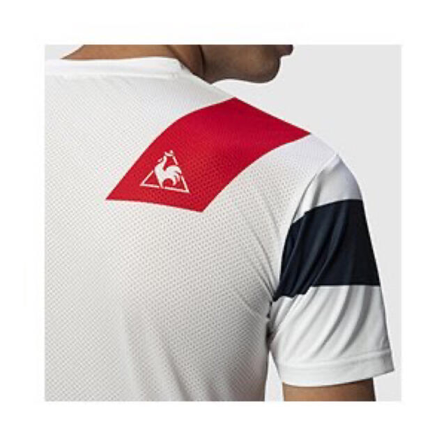 le coq sportif(ルコックスポルティフ)のルコックスポルティフ テニスウェア 半袖Tシャツ QMMPJA20 メンズL新品 スポーツ/アウトドアのテニス(ウェア)の商品写真