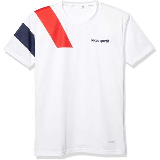 ルコックスポルティフ(le coq sportif)のルコックスポルティフ テニスウェア 半袖Tシャツ QMMPJA20 メンズL新品(ウェア)