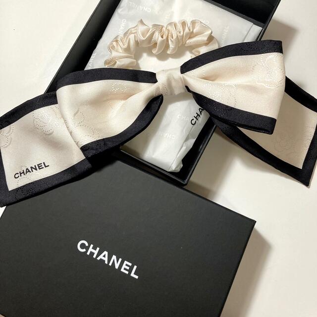 シャネルCHANEL22SS新品保管品シルクおリボンシュシュ - www.top4all.pl