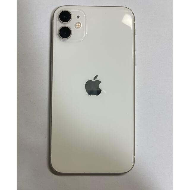 iPhone11 64gb ホワイト スマホ/家電/カメラのスマートフォン/携帯電話(スマートフォン本体)の商品写真