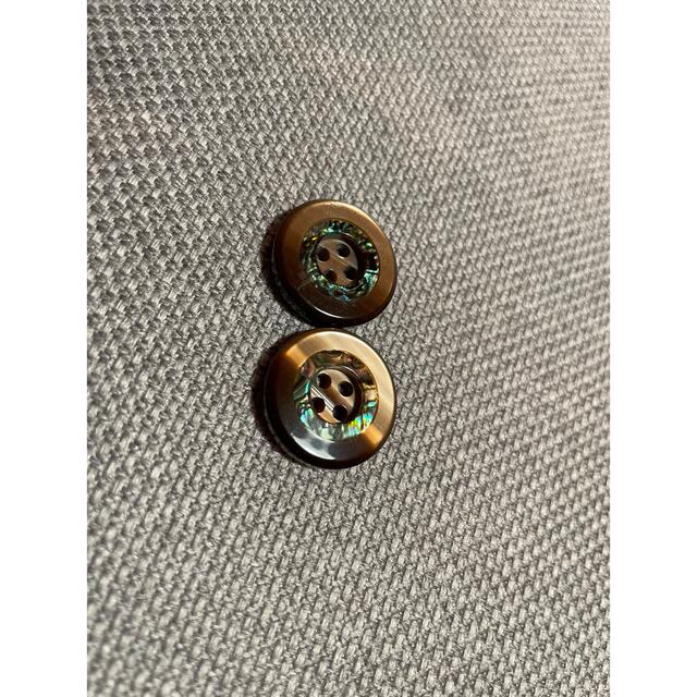 貝ボタン 20mm 2つセット ハンドメイドの素材/材料(各種パーツ)の商品写真