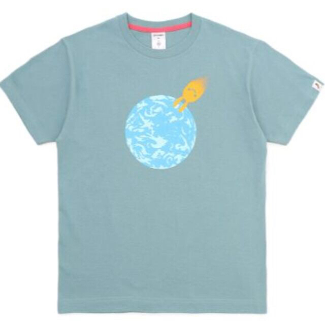 新品 cune キューン うさぎ 宇宙 地球 Tシャツ XL 下水 惑星