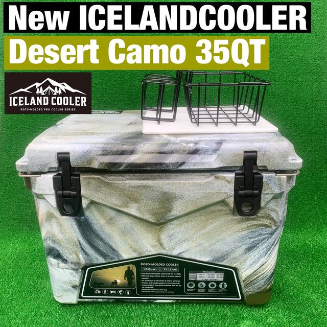 正規　New ICELANDCOOLER アイスランドクーラーボックス 35QT