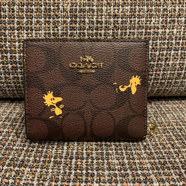 coach×ウッドストック 二つ折りウォレット - 折り財布