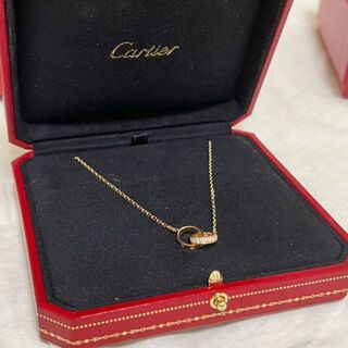 Cartier - カルティエ ラブ ネックレス ダイヤモンド ピンクゴールド