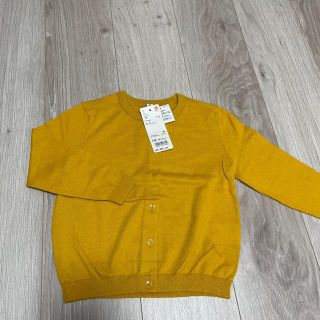 ユニクロ(UNIQLO)のUNIQLO girls クルーネックカーディガン(カーディガン)