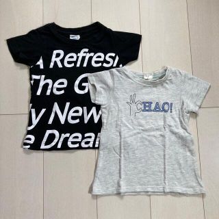 ラーゴム(LAGOM)の《ラーゴム》他　男の子　Tシャツ　２枚セット　モノトーン　おしゃれ　100(Tシャツ/カットソー)