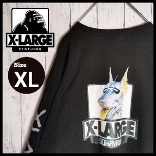 XLARGE - 【限定コラボ】XLARGE×空山基　ビッグシルエット長袖Tシャツ　希少サイズXL