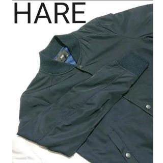 ハレ(HARE)のHARE ナイロン ブルゾン ダークネイビー(ブルゾン)