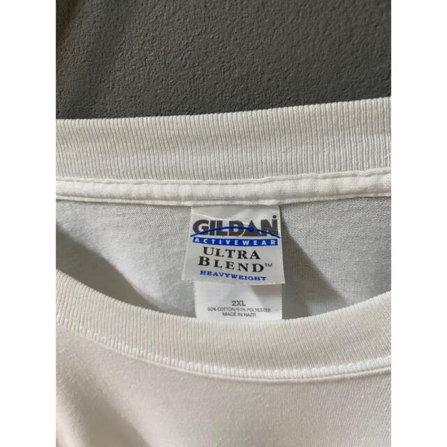 古着 ビンテージ 90s シンプル イラスト ホワイト ビックサイズ Tシャツ レディースのトップス(Tシャツ(半袖/袖なし))の商品写真