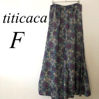 チチカカ(titicaca)のチチカカ　tela WE ARE ORIGIN ロングスカート(ロングスカート)