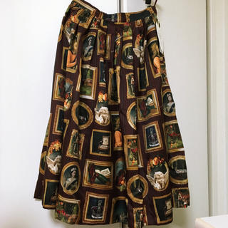 ジェーンマープル(JaneMarple)のタグ付新品♡アニバーサリーミュージアムスカート♡ジェーンマープル(ひざ丈スカート)
