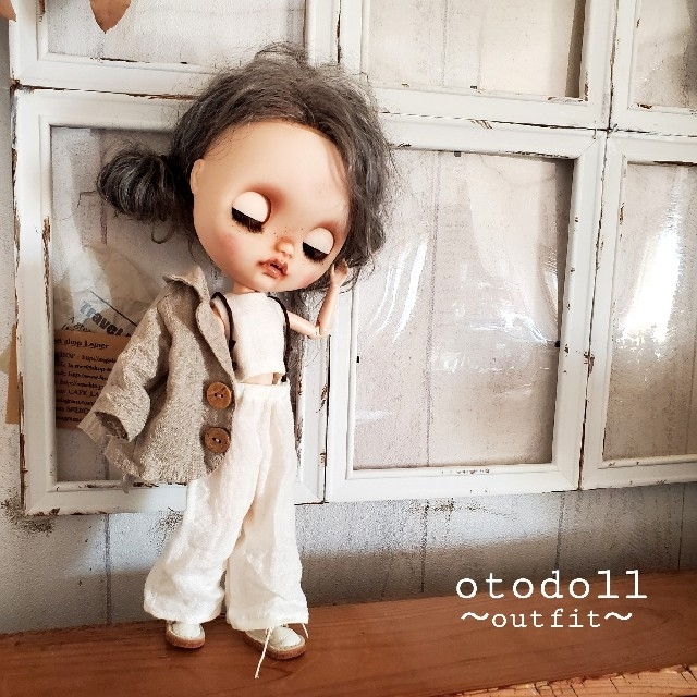 本店は otodoll ブライス アウトフィット 3点セット リネンジャケット