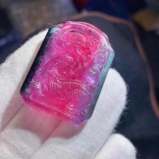 【高級】ウォーターメロン トルマリン ルース 17.1ct 1