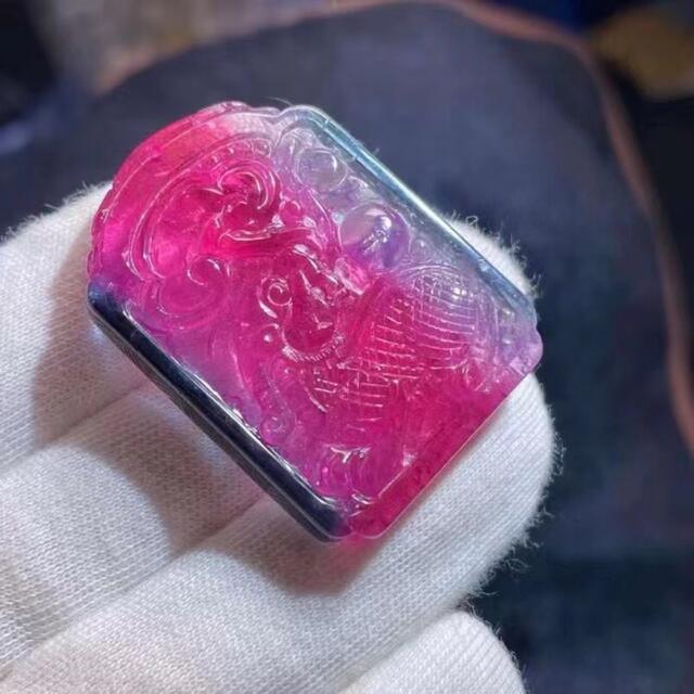 【高級】ウォーターメロン トルマリン ルース 17.1ct 3