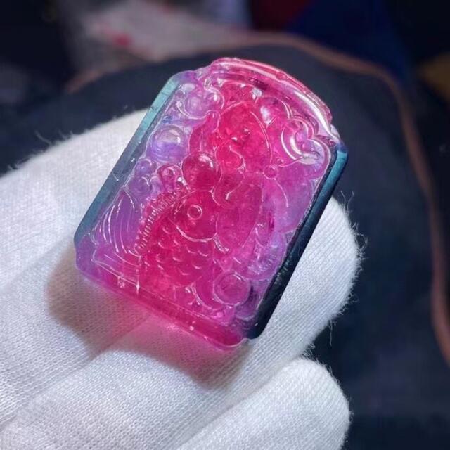 【高級】ウォーターメロン トルマリン ルース 17.1ct 6
