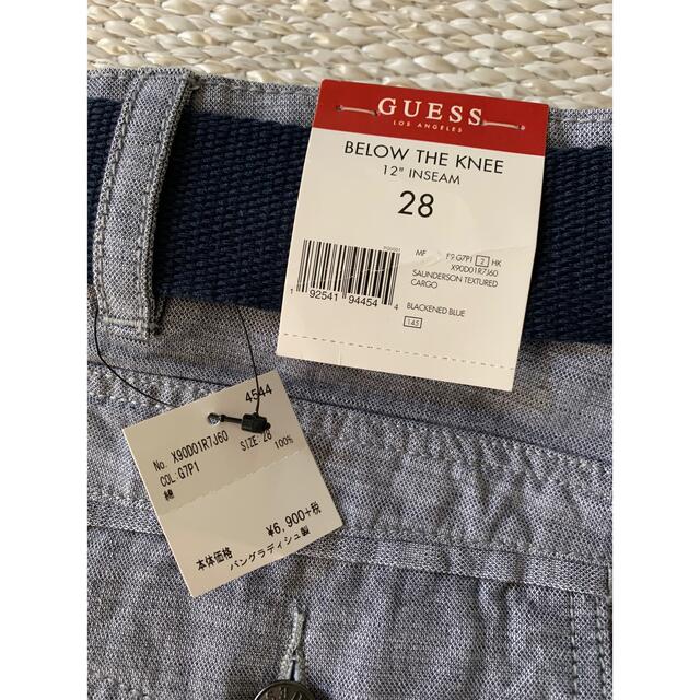 GUESS(ゲス)の新品　GUESS　メンズ　US28　Mサイズ メンズのパンツ(ショートパンツ)の商品写真