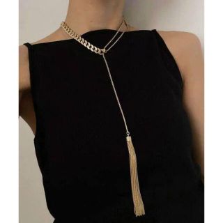 アメリヴィンテージ(Ameri VINTAGE)のAMERI CHAIN FRINGE NECKLACE(ネックレス)