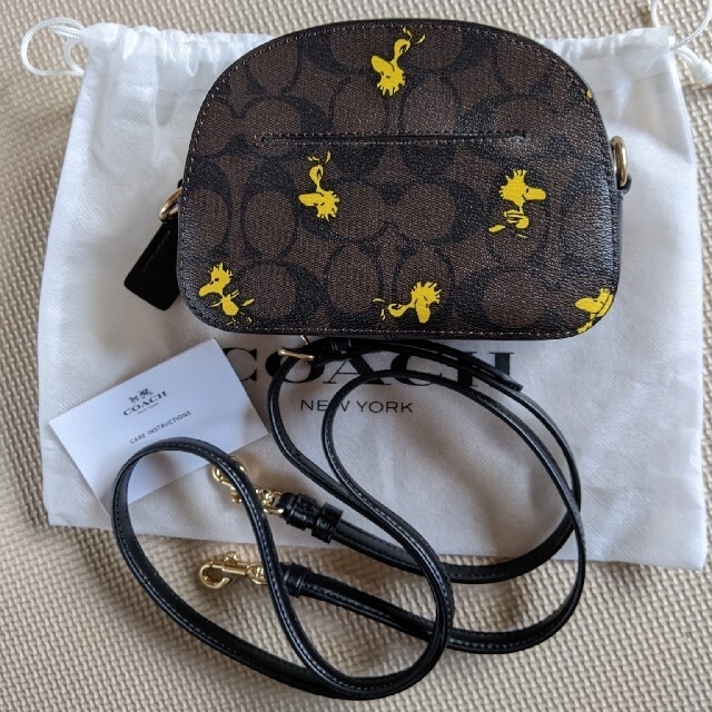 完売品!未使用!COACH スヌーピー ウッドストック ショルダーバッグ