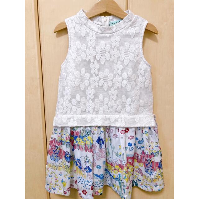 hakka kids(ハッカキッズ)のキッズワンピース110 キッズ/ベビー/マタニティのキッズ服女の子用(90cm~)(ワンピース)の商品写真