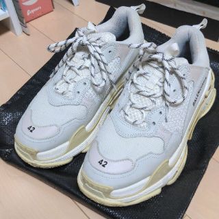 バレンシアガ(Balenciaga)のバレンシアガ　トリプルs　ホワイト　white(スニーカー)