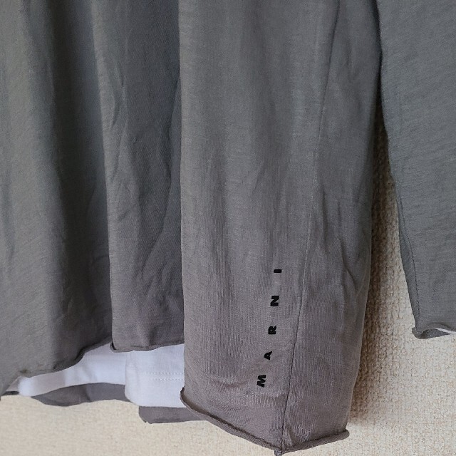 Marni(マルニ)のMARNIマルニ レイヤード長袖カットソーsize44 メンズのトップス(Tシャツ/カットソー(七分/長袖))の商品写真