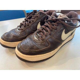 ナイキ(NIKE)の2001 NIKE AIR FORCE 1 チョコレート US8(スニーカー)