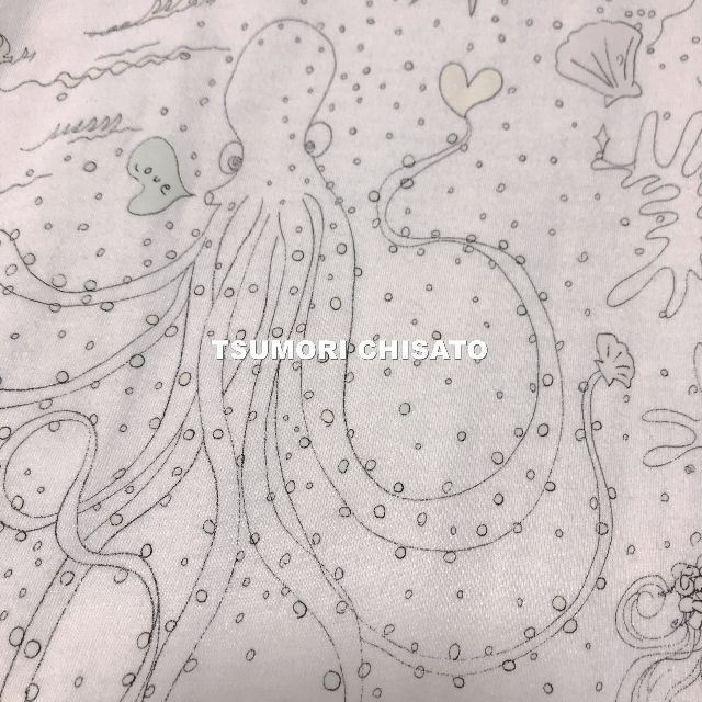 TSUMORI CHISATO(ツモリチサト)の【TSUMORI CHISATO】ラインドロー マーメイドワールド カットソー レディースのトップス(カットソー(半袖/袖なし))の商品写真