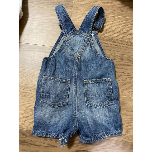 babyGAP(ベビーギャップ)のbabyGAP オーバーオール サロペット デニム 70 キッズ/ベビー/マタニティのベビー服(~85cm)(カバーオール)の商品写真